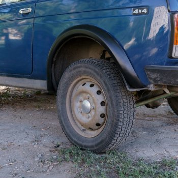 999 р. Арки крыльев Круг Лада нива 4х4 2121 Урбан (2019-2021) (Текстурная поверхность)  с доставкой в г. Керчь. Увеличить фотографию 10