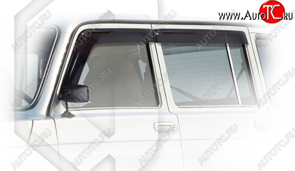 2 299 р. Дефлектора окон CA-Plastic Лада нива 4х4 2121-80 ФОРА (1995-2011) (Classic полупрозрачный)  с доставкой в г. Керчь