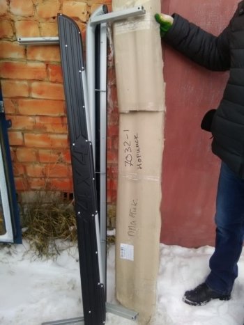 5 999 р. Порожки для ног Техно-Сфера  Лада нива 4х4  2131 (1993-2019) 5 дв. дорестайлинг  с доставкой в г. Керчь. Увеличить фотографию 3