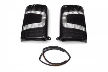 Светодиодные LED фонари (задние) Тюн-Авто Лада нива 4х4  2131 (1993-2019) 5 дв. дорестайлинг (Цвет: черный)