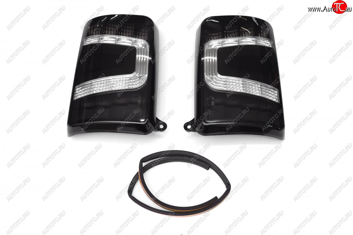 5 949 р. Светодиодные LED фонари (задние) Тюн-Авто  Лада нива 4х4  2131 (1993-2019) 5 дв. дорестайлинг (Цвет: черный)  с доставкой в г. Керчь