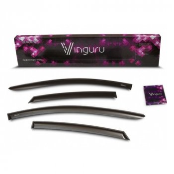 Дефлекторы окон Vinguru Лада нива 4х4 2121 (Legend) 3 дв. 2-ой рестайлинг (2021-2025)