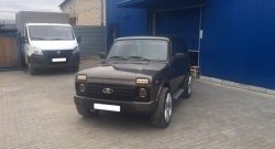 3 299 р. Дневные ходовые огни с поворотниками Тюн-Авто Classic  ВИС 2346 ( бортовой,  фургон,) (1998-2025), ВИС 23461 ( бортовой,  фургон,) (1998-2025), Лада Нива 4х4  2121 (1977-2019), Лада нива 4х4 ( 2131,  2329,  2121-80,  2121 Бронто,  2121,  2121 (Legend)) (1993-2025) (Поворотник в НИЖНЕЙ секции, светится равномерно)  с доставкой в г. Керчь. Увеличить фотографию 4