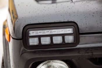 3 989 р. Дневные ходовые огни с поворотниками Тюн-Авто Urban  ВИС 2346 ( бортовой,  фургон,) (1998-2025), ВИС 23461 ( бортовой,  фургон,) (1998-2025), Лада Нива 4х4  2121 (1977-2019), Лада нива 4х4 ( 2131,  2329,  2121-80,  2121 Бронто,  2121,  2121 (Legend)) (1993-2025) (Поворотник в ВЕРХНЕЙ секции, рассеянный свет)  с доставкой в г. Керчь. Увеличить фотографию 4