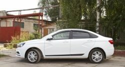 2 569 р. Молдинги RA Лада Веста SW 2181 универсал дорестайлинг (2017-2022) (Поверхность шагрень)  с доставкой в г. Керчь. Увеличить фотографию 2