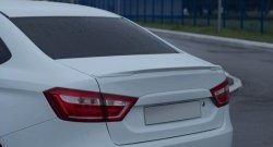 7 249 р. Лип спойлер АртФорм Лада Веста 2180 седан дорестайлинг (2015-2023) (Окрашенный)  с доставкой в г. Керчь. Увеличить фотографию 3