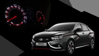 62 999 р. Приборная панель Ferrum GF 940 SPORT Edition Лада Веста Кросс 2180 седан дорестайлинг (2018-2022) (С кожаным щитком (строчка красная))  с доставкой в г. Керчь. Увеличить фотографию 5
