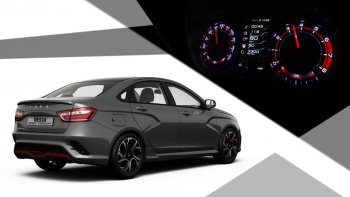 62 999 р. Приборная панель Ferrum GF 940 SPORT Edition Лада Веста Кросс 2180 седан дорестайлинг (2018-2022) (С кожаным щитком (строчка красная))  с доставкой в г. Керчь. Увеличить фотографию 8