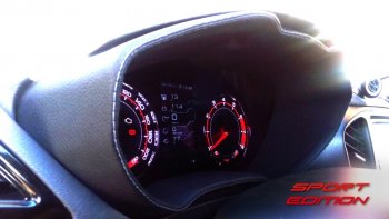 62 999 р. Приборная панель Ferrum GF 940 SPORT Edition Лада Веста Кросс 2180 седан дорестайлинг (2018-2022) (С кожаным щитком (строчка красная))  с доставкой в г. Керчь. Увеличить фотографию 9