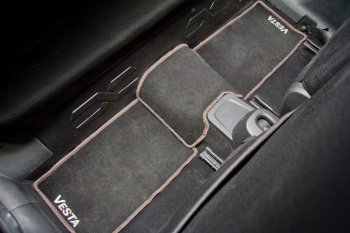2 759 р. Накладка на ковролин под заднее сиденье АртФорм Лада Веста Кросс 2181 универсал рестайлинг (2022-2025)  с доставкой в г. Керчь. Увеличить фотографию 5