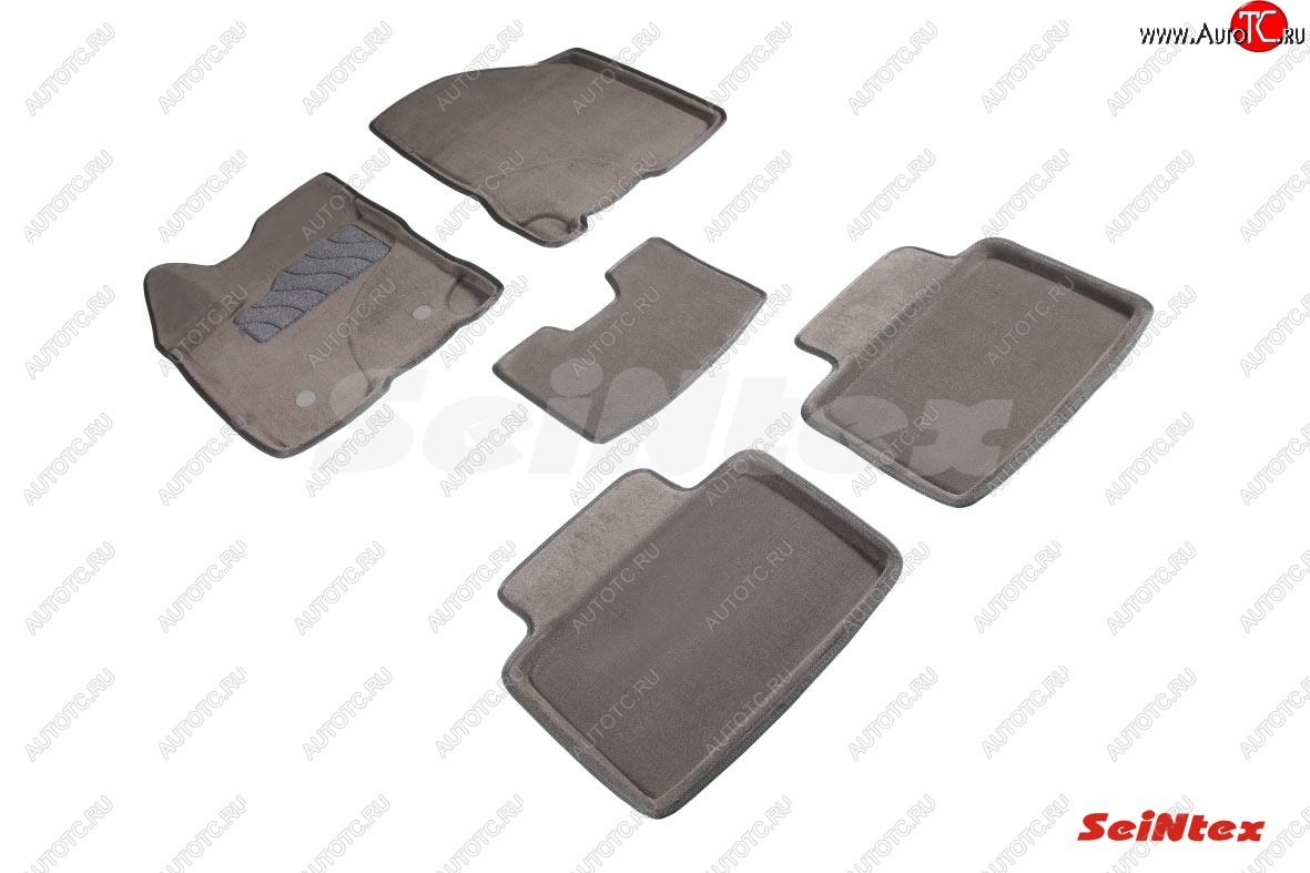 5 699 р. Комплект ковриков в салон ворсовых Seintex (3D)  Лада Веста ( 2180,  SW 2181) - Веста Кросс ( 2181,  2180) (Черный)  с доставкой в г. Керчь