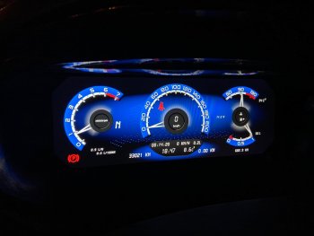 42 949 р. Электронная панель приборов Тюн-Авто “Vision” Лада Веста SW 2181 универсал дорестайлинг (2017-2022) (Темно-серый, матовый)  с доставкой в г. Керчь. Увеличить фотографию 4