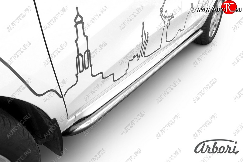 13 999 р. Защита штатных порогов Arbori (с гибами, нержавейка, d42 mm). Лада XRAY (2016-2022) с доставкой в г. Керчь Увеличить фотографию 1 13 999 р. Защита штатных порогов Arbori (с гибами, нержавейка, d42 mm). Лада XRAY (2016-2022) с доставкой в г. Керчь