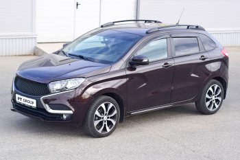 7 919 р. Решетка радиатора Petroil Tuning Лада XRAY Cross (2018-2022)  с доставкой в г. Керчь. Увеличить фотографию 2