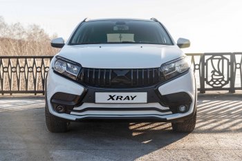 5 899 р. Решетка радиатора Next X Лада XRAY Cross (2018-2022) (Черный глянец)  с доставкой в г. Керчь. Увеличить фотографию 2