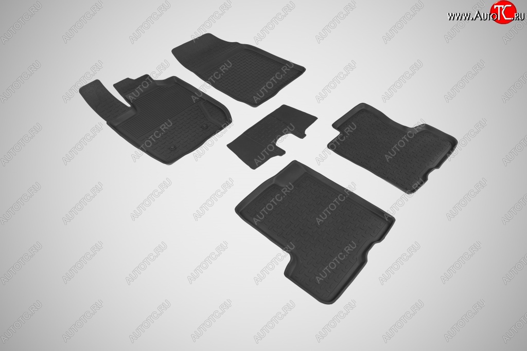 2 999 р. Износостойкие коврики в салон с высоким бортом SeiNtex Premium 4 шт. (резина) Лада XRAY Cross (2018-2022)  с доставкой в г. Керчь