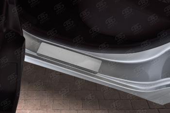 1 569 р. Накладки порожков салона Russtal (EXCLUSIVE ) Лада XRAY (2016-2022) (поверхность зеркальная)  с доставкой в г. Керчь. Увеличить фотографию 3