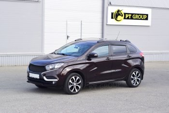 7 949 р. Рейлинги Petroil Tuning Лада XRAY (2016-2022) (Серебристый муар)  с доставкой в г. Керчь. Увеличить фотографию 3
