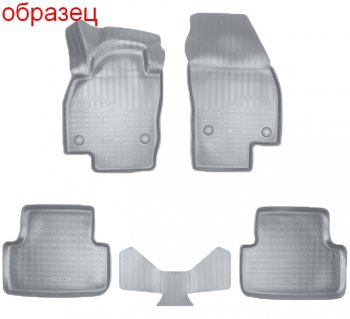 Коврики салонные Noplast (3D) Volkswagen T-Roc  универсал (2017-2025) (Серые)