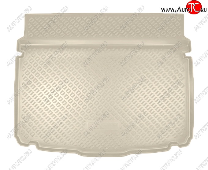 1 799 р. Коврик в багажник Norplast (на нижнюю полку)  Volkswagen T-Roc  универсал (2017-2025) (Бежевый)  с доставкой в г. Керчь