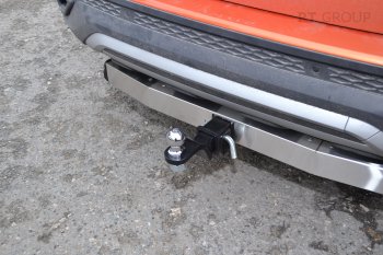 17 659 р. Фаркоп Petroil Tuning (съемный квадрат, с нержавеющей пластиной)  Volkswagen Taos (2020-2022)  с доставкой в г. Керчь. Увеличить фотографию 4