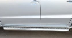 32 849 р. Широкая защита порогов SLITKOFF  Volkswagen Amarok (2009-2016) дорестайлинг  с доставкой в г. Керчь. Увеличить фотографию 2