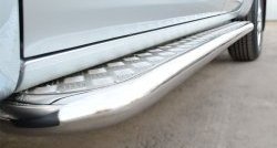32 849 р. Широкая защита порогов SLITKOFF  Volkswagen Amarok (2009-2016) дорестайлинг  с доставкой в г. Керчь. Увеличить фотографию 4