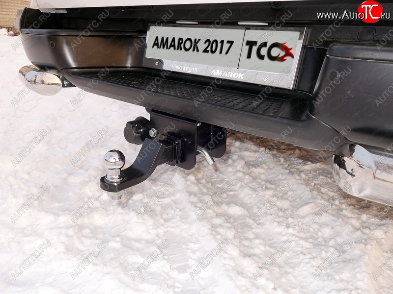14 949 р. Фаркоп (тягово-сцепное устройство) TCC  Volkswagen Amarok (2016-2022) рестайлинг (Оцинкованный, шар E - нержавейка)  с доставкой в г. Керчь