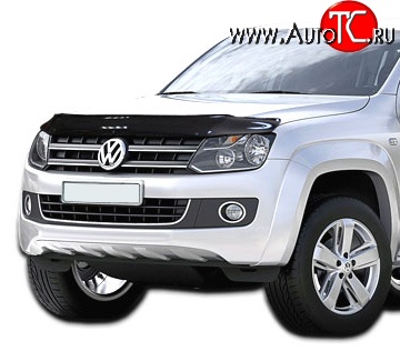 3 689 р. Дефлектор капота NovLine Volkswagen Amarok дорестайлинг (2009-2016)  с доставкой в г. Керчь