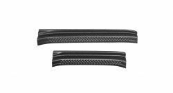 2 499 р. Накладки на порожки автомобиля RA  Volkswagen Amarok (2009-2016) дорестайлинг (Комплект (передние+задние))  с доставкой в г. Керчь. Увеличить фотографию 2