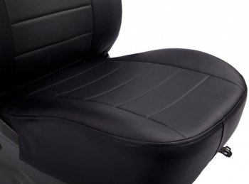 5 999 р. Чехлы на сиденья из экокожи Seintex (полосы, 40/60) Volkswagen Amarok дорестайлинг (2009-2016)  с доставкой в г. Керчь. Увеличить фотографию 2