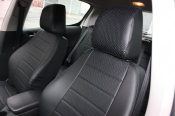 5 999 р. Чехлы на сиденья из экокожи Seintex (полосы, 40/60) Volkswagen Amarok дорестайлинг (2009-2016)  с доставкой в г. Керчь. Увеличить фотографию 6