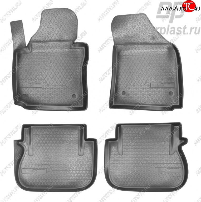 2 299 р. Комплект ковриков в салон Norplast (2 сдвижные двери)  Volkswagen Caddy  2K (2003-2020) дорестайлинг, рестайлинг  с доставкой в г. Керчь