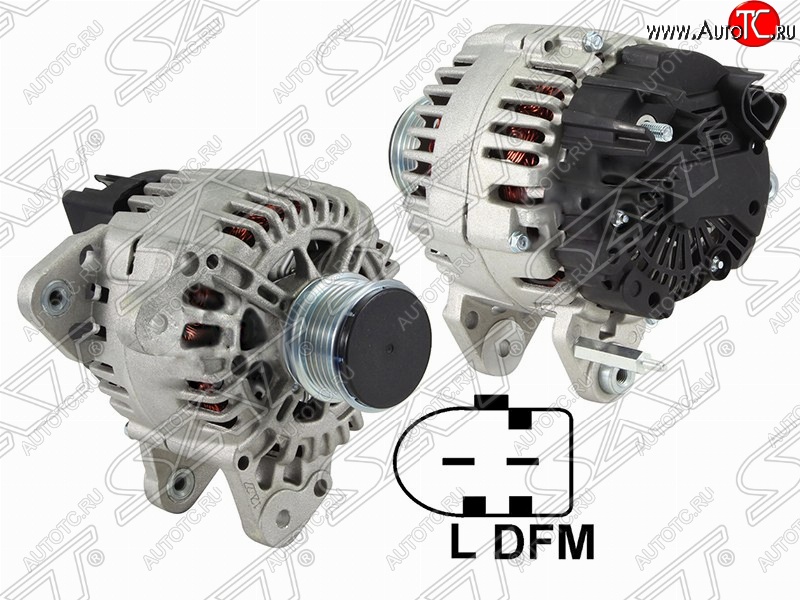 3 699 р. Генератор (110A/ 12V) (1,9D/2,0D/2,5D) SAT Volkswagen Passat B6 универсал (2005-2010)  с доставкой в г. Керчь