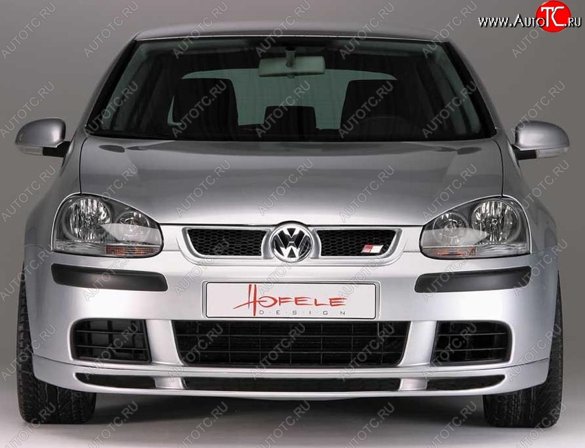 8 749 р. Накладка на передний бампер Hofele Volkswagen Golf 5 хэтчбэк (2003-2009) (Неокрашенная)  с доставкой в г. Керчь