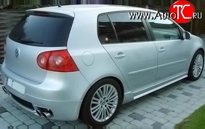8 949 р. Накладка Hofele на задний бампер Volkswagen Golf 5 хэтчбэк (2003-2009) (Неокрашенная)  с доставкой в г. Керчь