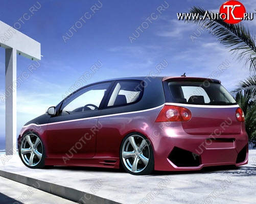22 899 р. Задний бампер Golardo Volkswagen Golf 5 хэтчбэк (2003-2009)  с доставкой в г. Керчь