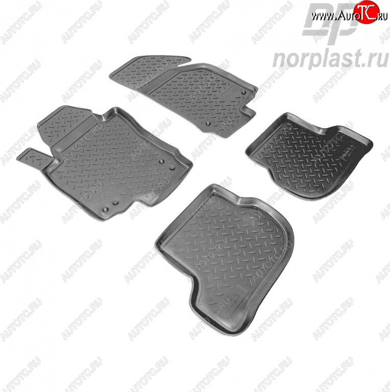 2 139 р. Комплект ковриков в салон Norplast  Volkswagen Golf  5 (2003-2009) универсал, хэтчбэк  с доставкой в г. Керчь