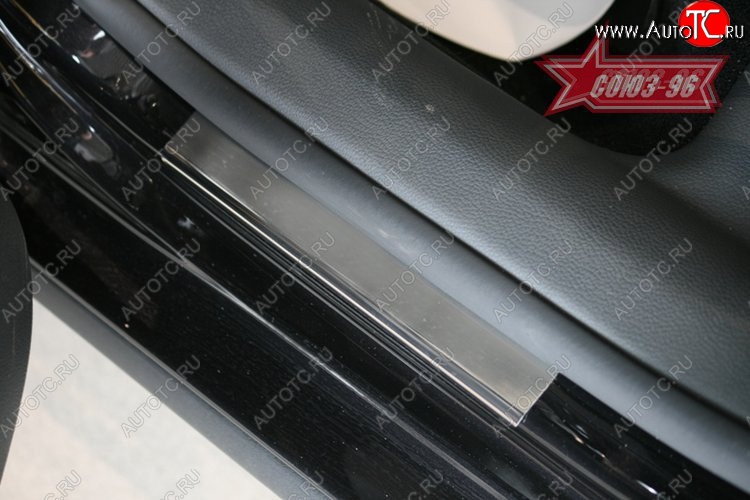 2 204 р. Накладки на внутренние пороги Souz-96 (без логотипа) Volkswagen Golf 5 хэтчбэк (2003-2009)  с доставкой в г. Керчь