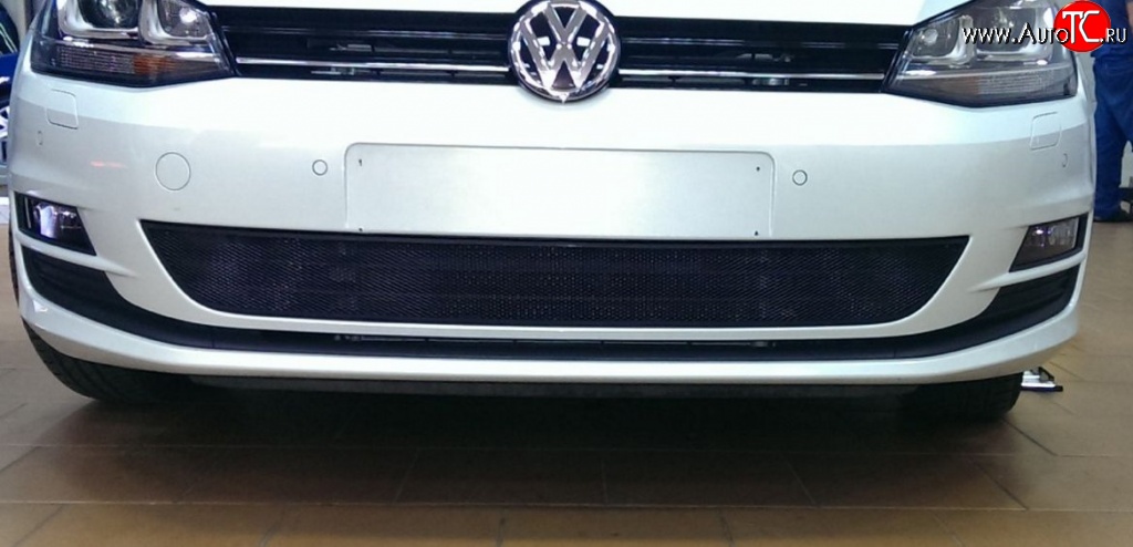 683 р. Сетка на бампер Novline Volkswagen Golf 7 дорестайлинг, хэтчбэк 5 дв. (2012-2017)  с доставкой в г. Керчь