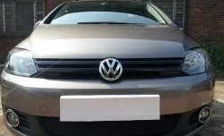 2 089 р. Сетка на бампер (рестайлинг) Russtal (черная) Volkswagen Golf Plus 5 (2004-2009)  с доставкой в г. Керчь. Увеличить фотографию 3