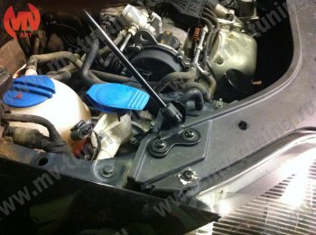 2 969 р. Упор капота MV-Tuning (одинарный)  Volkswagen Golf Plus ( 5,  6) (2004-2014)  с доставкой в г. Керчь. Увеличить фотографию 3