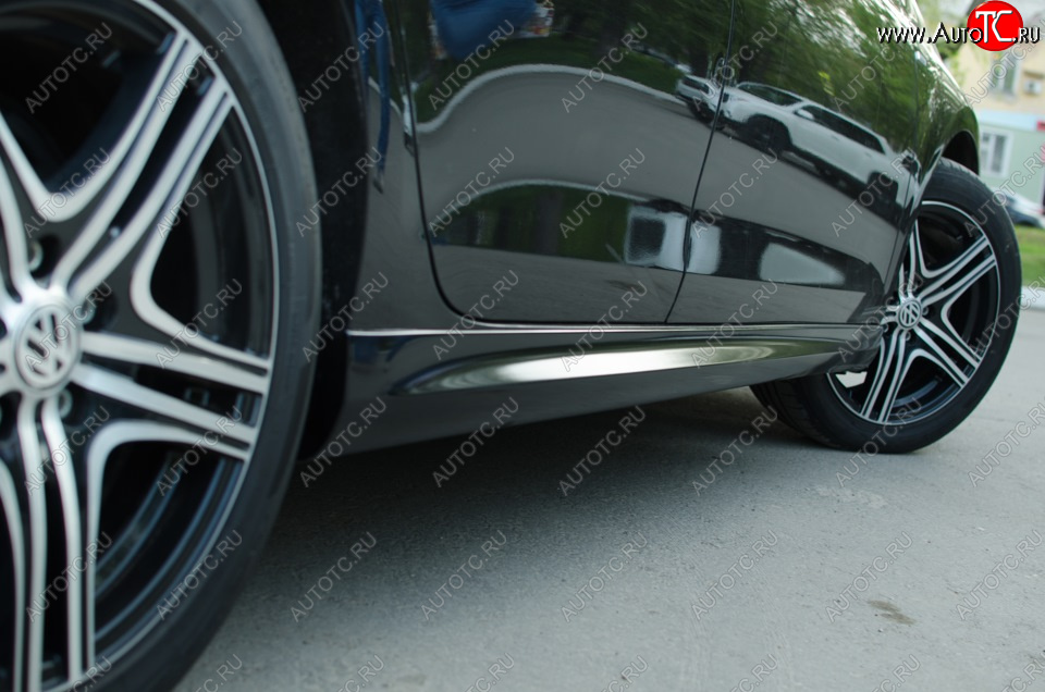 6 949 р. Пороги  MV Tuning (R-Line)  Volkswagen Golf  6 (2008-2014) хэтчбэк 5 дв. (Неокрашенные)  с доставкой в г. Керчь