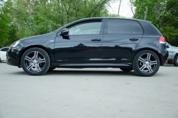 6 949 р. Пороги  MV Tuning (R-Line)  Volkswagen Golf  6 (2008-2014) хэтчбэк 5 дв. (Неокрашенные)  с доставкой в г. Керчь. Увеличить фотографию 4