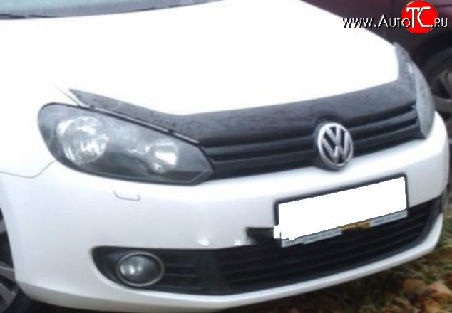 2 204 р. Дефлектор капота NovLine Volkswagen Golf 6 хэтчбэк 5 дв. (2008-2014)  с доставкой в г. Керчь