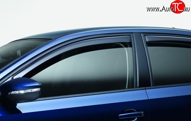 4 199 р. Дефлекторы окон (ветровики) (хетчбек) Novline 4 шт. Volkswagen Golf 6 хэтчбэк 5 дв. (2008-2014)  с доставкой в г. Керчь
