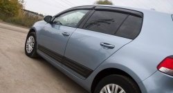 74 999 р. Молдинги RA Volkswagen Golf 6 хэтчбэк 5 дв. (2008-2014) (Поверхность: глянец, Неокрашенные)  с доставкой в г. Керчь. Увеличить фотографию 4