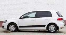 3 489 р. Молдинги дверей RA v2 (комплект) Volkswagen Golf 6 хэтчбэк 5 дв. (2008-2014) (Поверхность глянец (под окраску), Неокрашенные)  с доставкой в г. Керчь. Увеличить фотографию 6