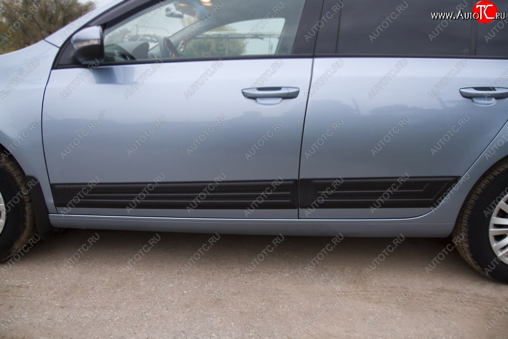 74 999 р. Молдинги RA Volkswagen Golf 6 хэтчбэк 5 дв. (2008-2014) (Поверхность: глянец, Неокрашенные)  с доставкой в г. Керчь