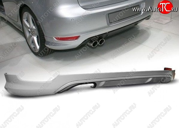 10 949 р. Накладка на задний бампер Votex Style Volkswagen Golf 6 хэтчбэк 5 дв. (2008-2014) (Неокрашенная)  с доставкой в г. Керчь